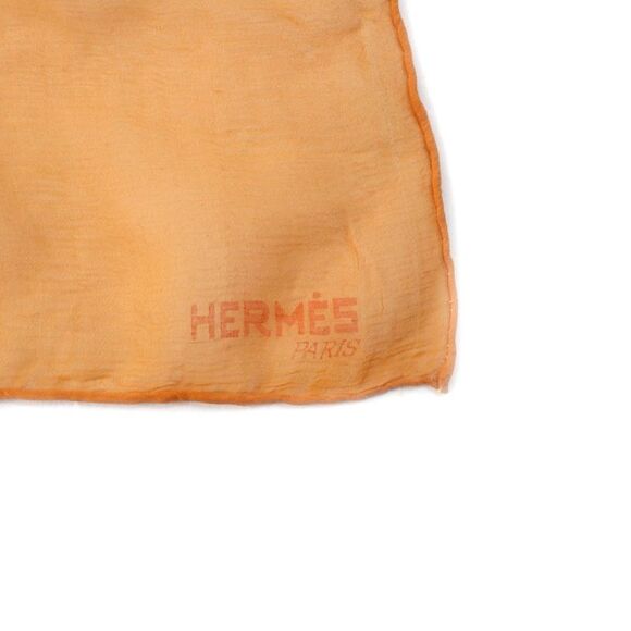 HERMES Silk Chiffon Gradient Shawl 140cm - Picture 6 of 6